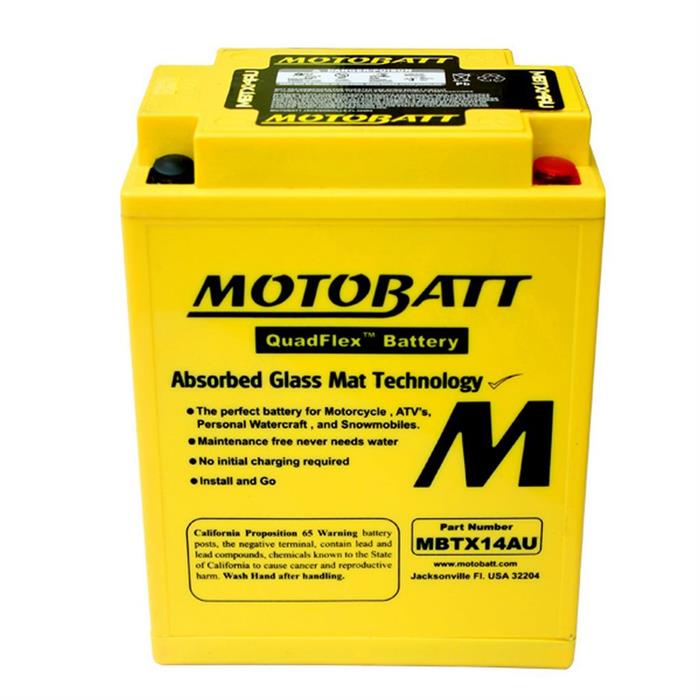 MOTOBATT MBTX14AU 12V 16.5AH MOTOSIKLET AKUSU #MBTX14AU